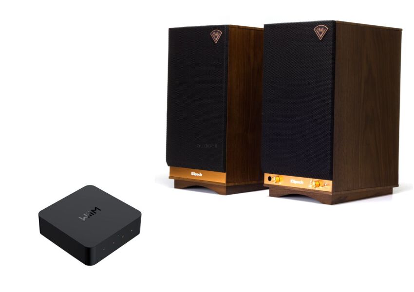 Klipsch The Sixes orzech + streamer WiiM Mini GRATIS