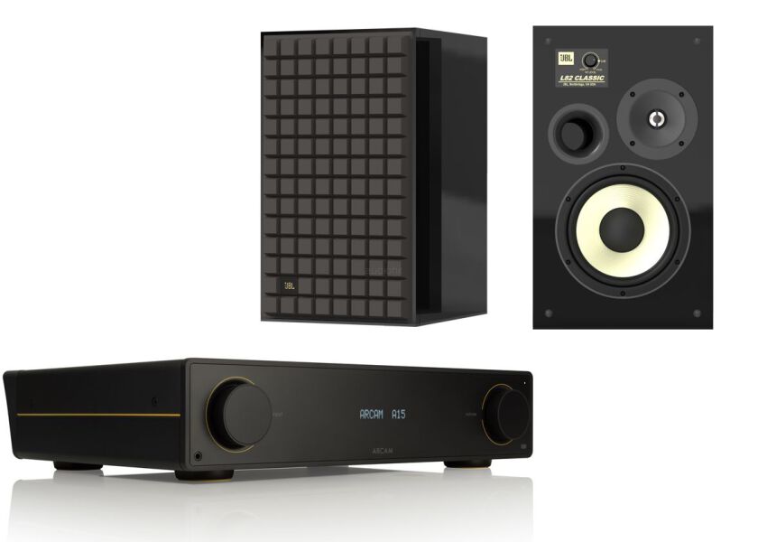 ARCAM A15 + JBL L82 Classic Black Edition