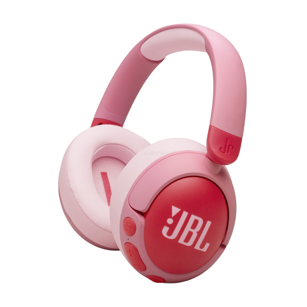 JBL Junior 470NC różowe bezprzewodowe słuchawki wokółuszne dla dzieci z funkcją aktywnej redukcji hałasu