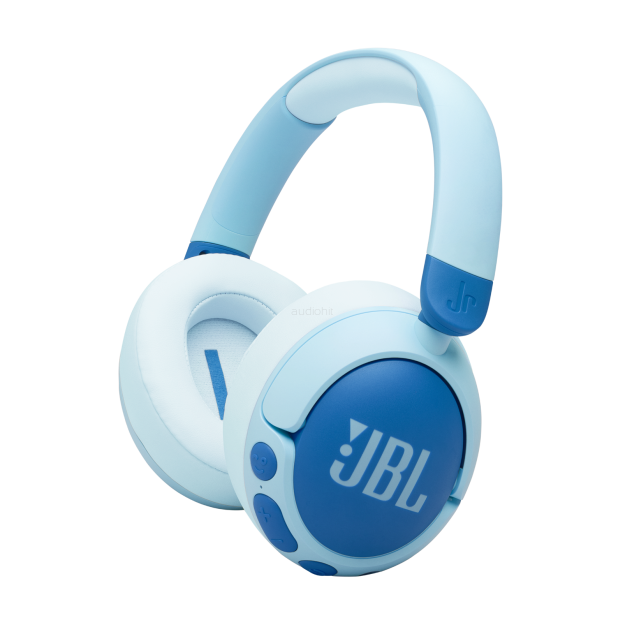 JBL Junior 470NC niebieskie bezprzewodowe słuchawki wokółuszne dla dzieci z funkcją aktywnej redukcji hałasu