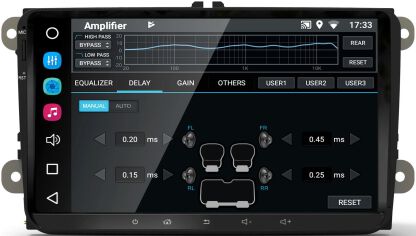 GMS 8906 HYBRID - radio dedykowane VOLKSWAGEN SKODA SEAT - ANDROID 9.0 DSP