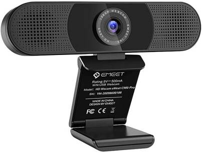 eMeet C980PRO Kamera internetowa Full HD1080p z mikrofonami i głośnikami