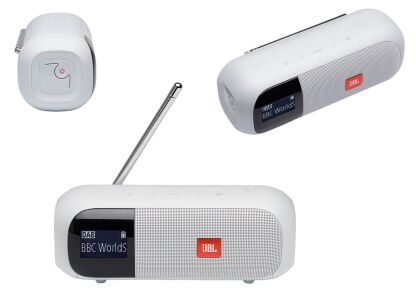 JBL TUNER 2 przenośne radio DAB / FM z Bluetooth Biały